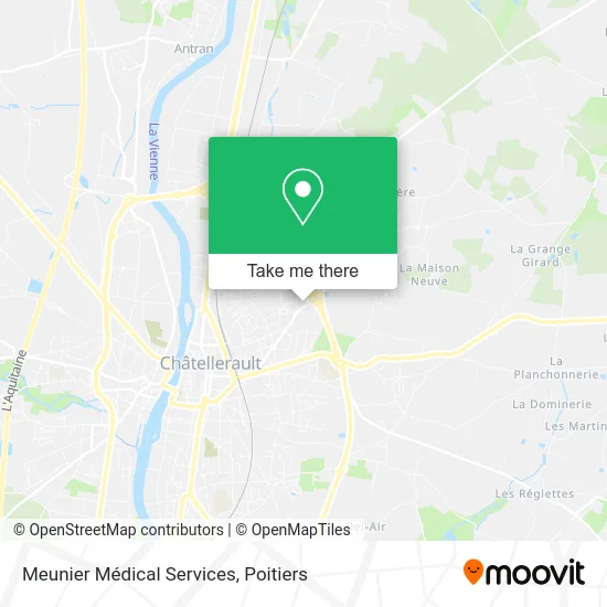 Meunier Médical Services map