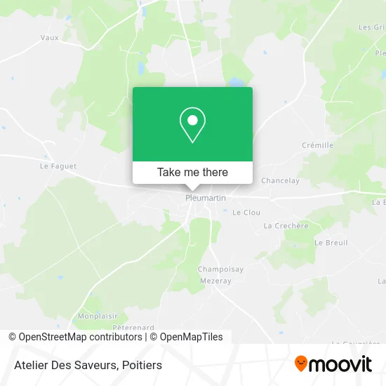 Atelier Des Saveurs map