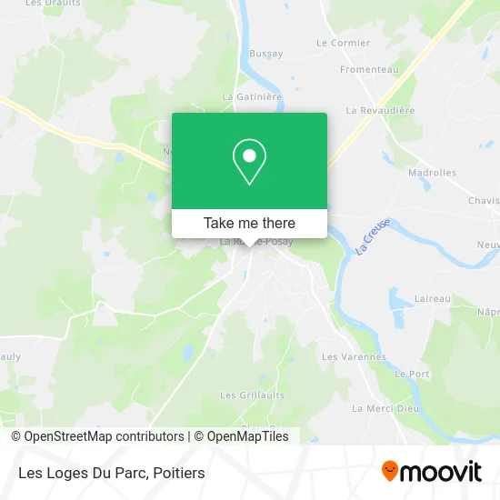 Les Loges Du Parc map