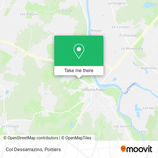 Col Dessarrazins map