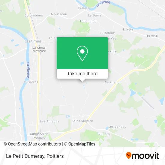 Le Petit Dumeray map