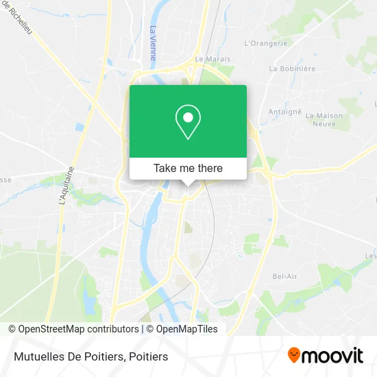 Mutuelles De Poitiers map