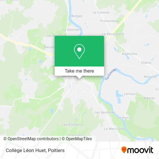 Collège Léon Huet map