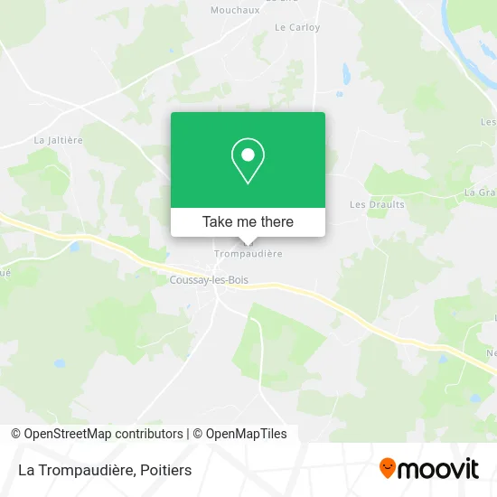 La Trompaudière map