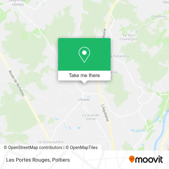 Les Portes Rouges map