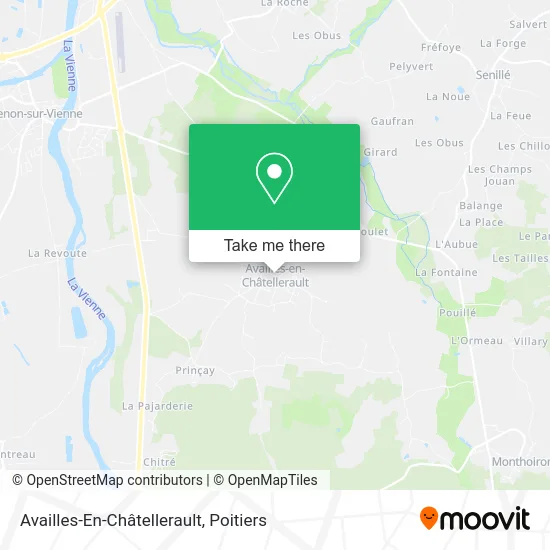 Availles-En-Châtellerault map