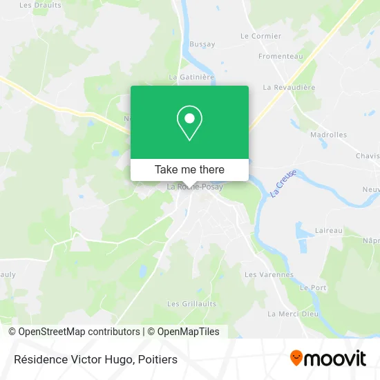 Résidence Victor Hugo map