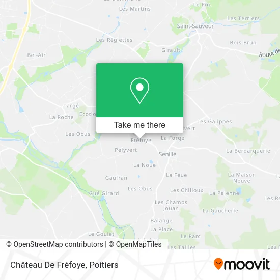 Château De Fréfoye map