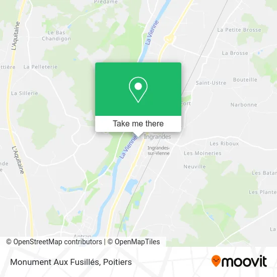 Monument Aux Fusillés map