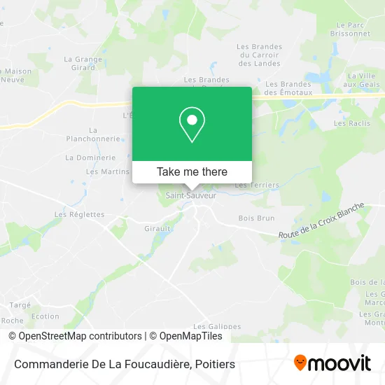 Commanderie De La Foucaudière map