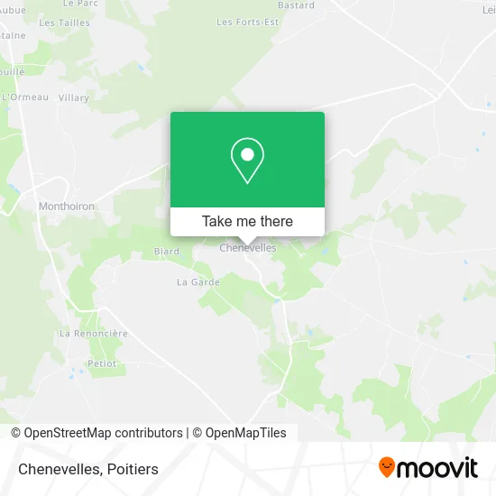 Chenevelles map