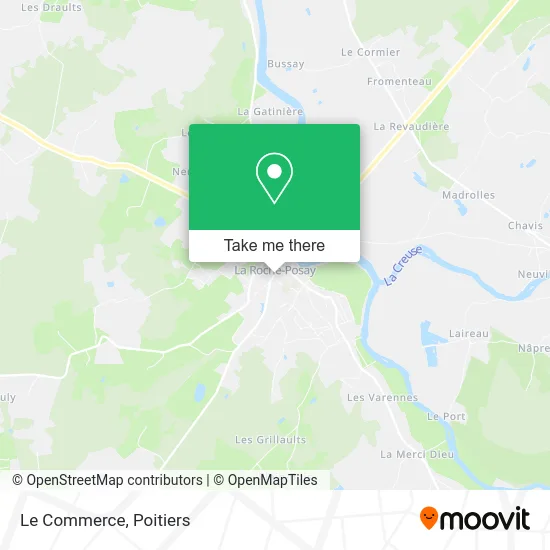 Le Commerce map