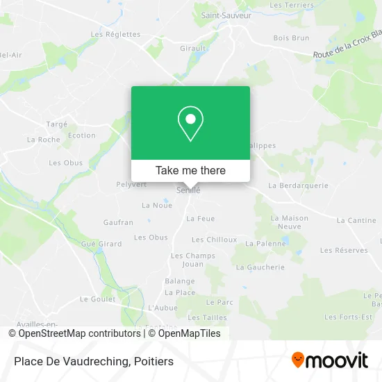 Place De Vaudreching map