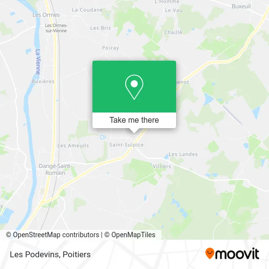 Les Podevins map