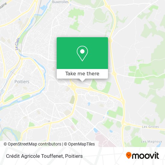 Crédit Agricole Touffenet map