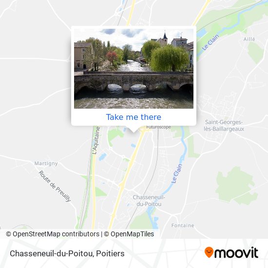 Chasseneuil-du-Poitou map