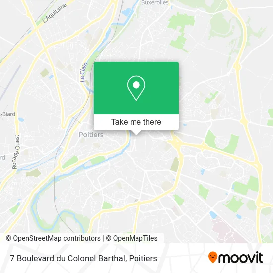 7 Boulevard du Colonel Barthal map