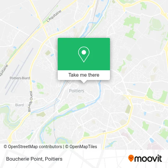 Boucherie Point map