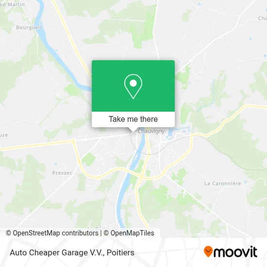 Auto Cheaper Garage V.V. map