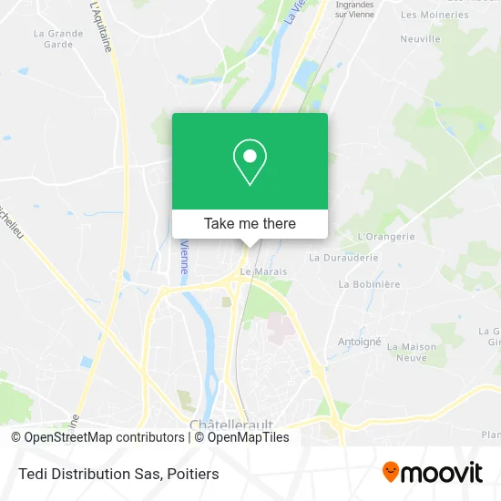 Tedi Distribution Sas map