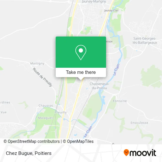 Chez Bugue map