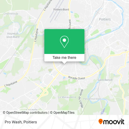 Pro Wash map