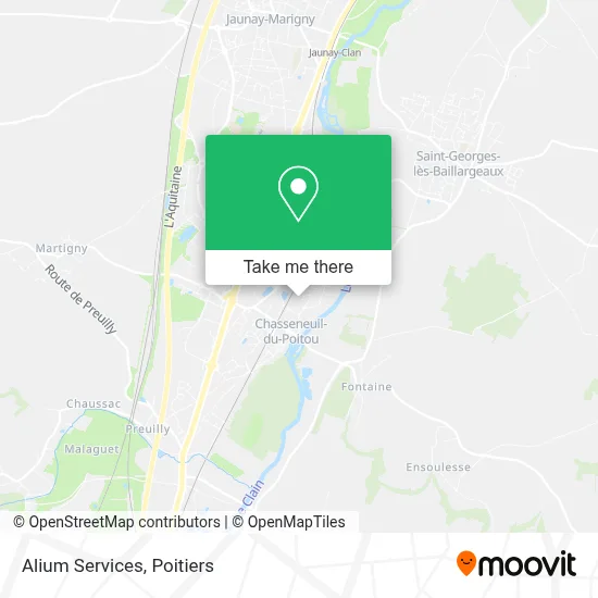 Alium Services map