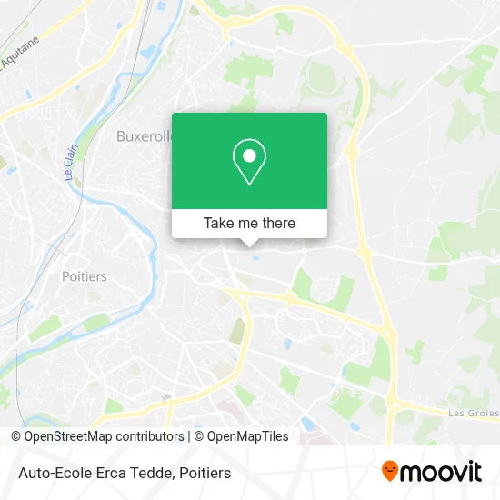 Auto-Ecole Erca Tedde map