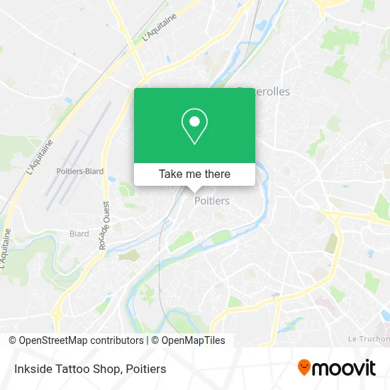 Inkside Tattoo Shop map