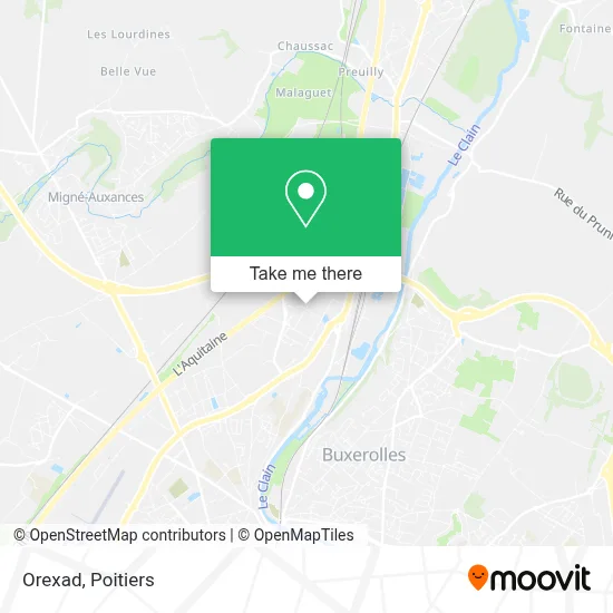 Orexad map