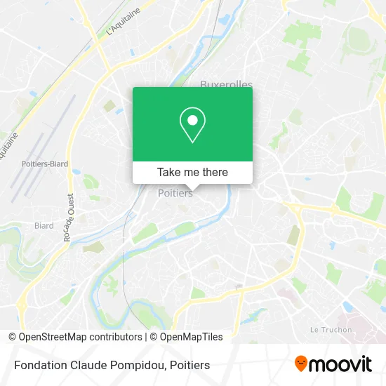 Fondation Claude Pompidou map