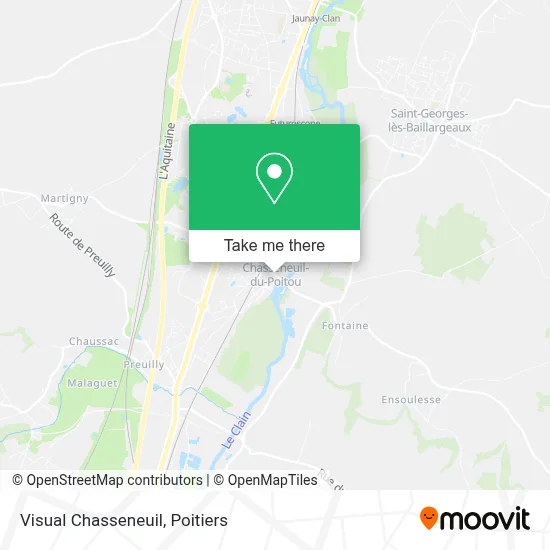 Visual Chasseneuil map