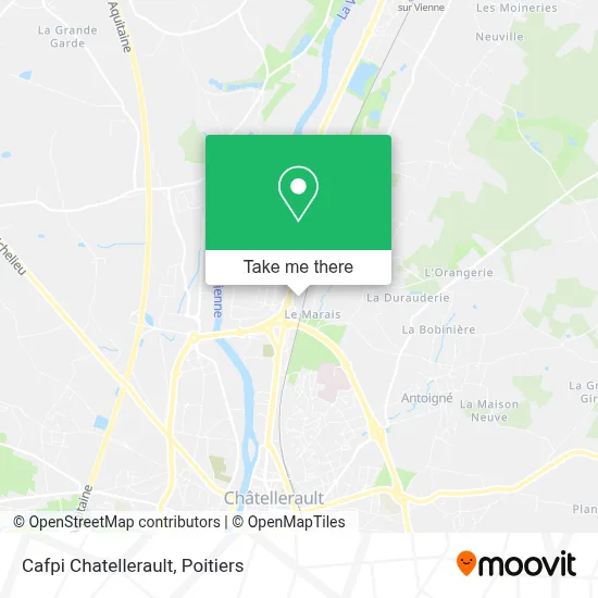 Cafpi Chatellerault map