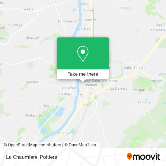 La Chaumiere map