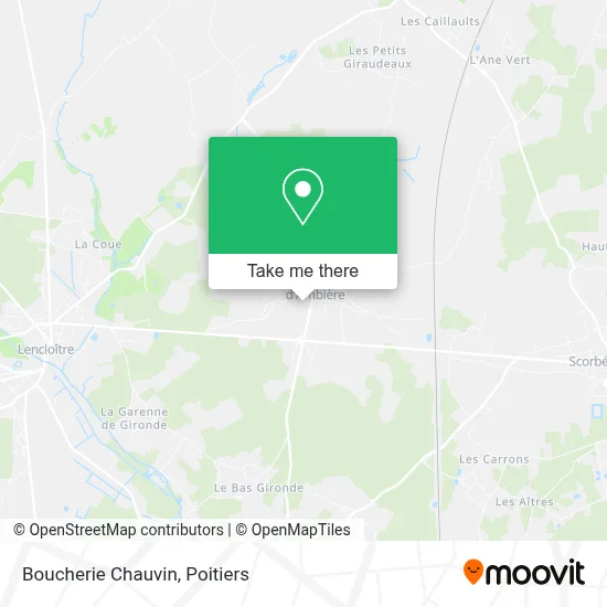 Boucherie Chauvin map