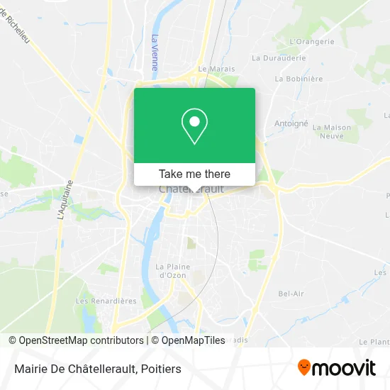 Mairie De Châtellerault map