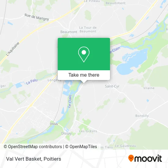 Val Vert Basket map