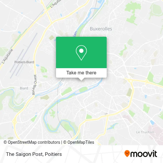 The Saigon Post map