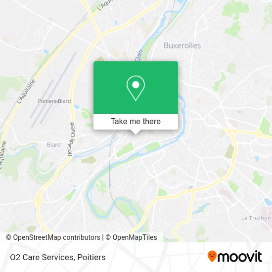 O2 Care Services map