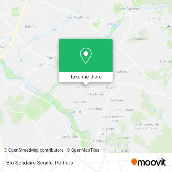 Bio Solidaire Senille map