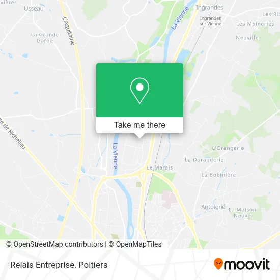 Relais Entreprise map