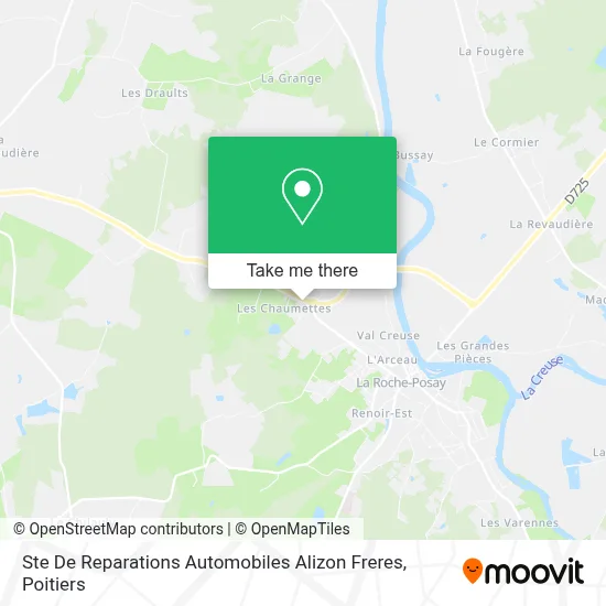 Ste De Reparations Automobiles Alizon Freres map