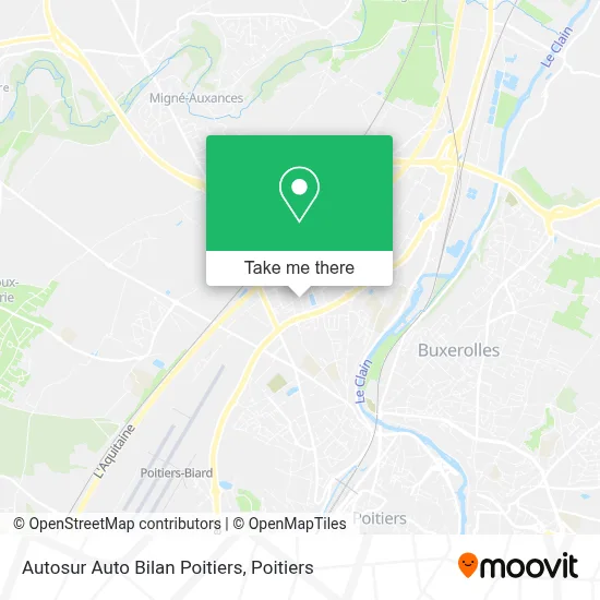 Autosur Auto Bilan Poitiers map
