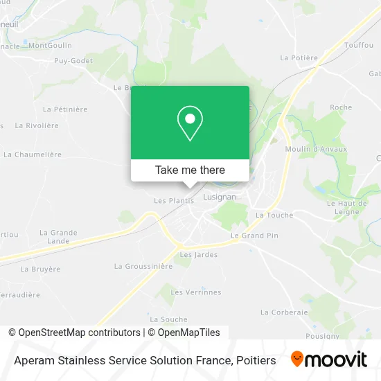 Aperam Stainless Service Solution France map