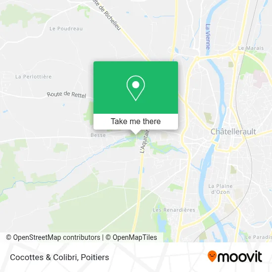 Cocottes & Colibri map