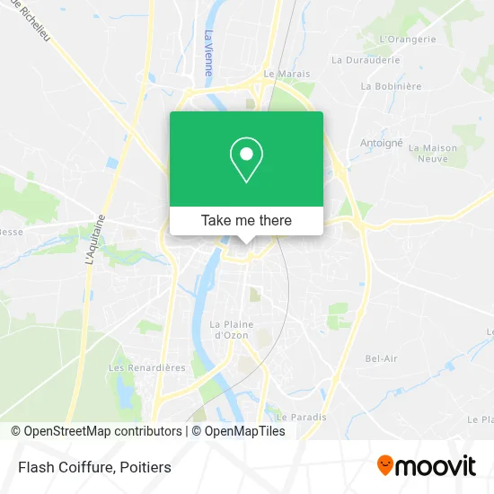 Flash Coiffure map
