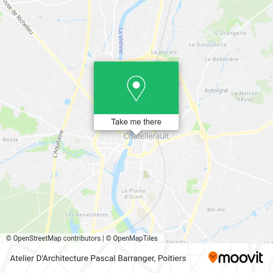 Atelier D'Architecture Pascal Barranger map