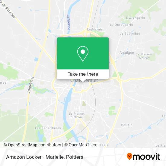 Amazon Locker - Marielle map