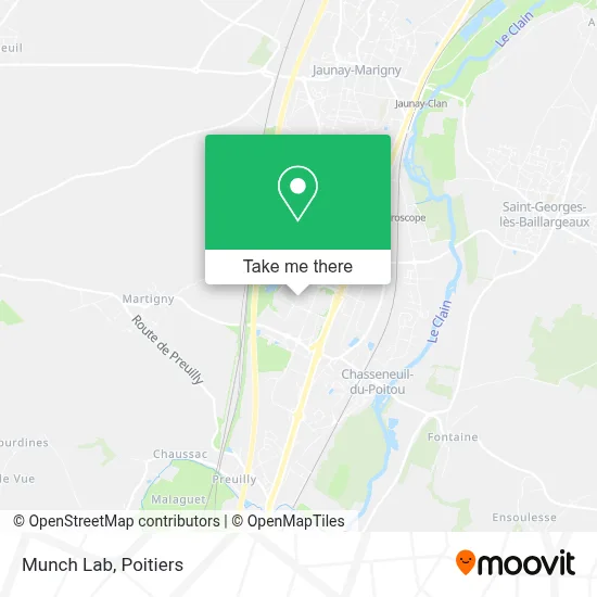 Munch Lab map