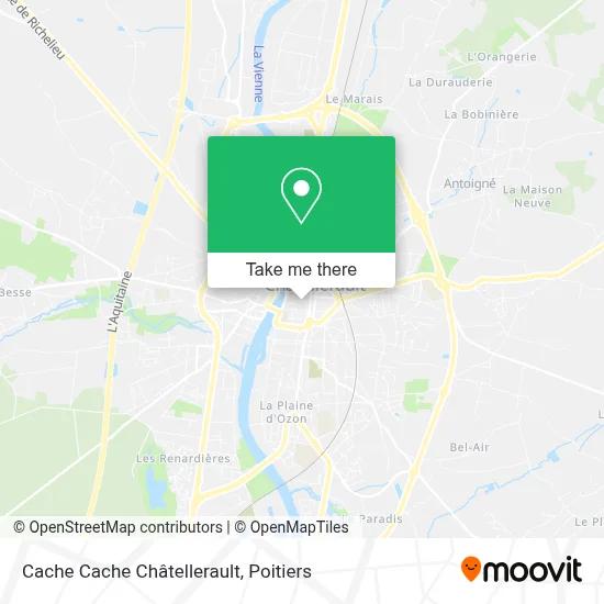 Cache Cache Châtellerault map